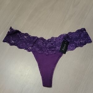 Frederick's of Hollywood Violet Lace Panty